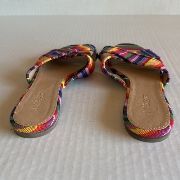 J. Crew Multicolored Textile Slide Sandals - Picture 7 of 10